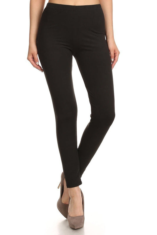OneSize Solid Black Buttery Soft Leggings