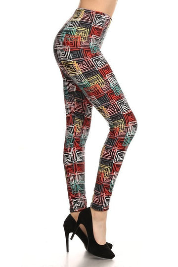 OneSize Geometric Print Leggings